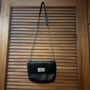 Bebe Black Crossbody Shoulder Bag